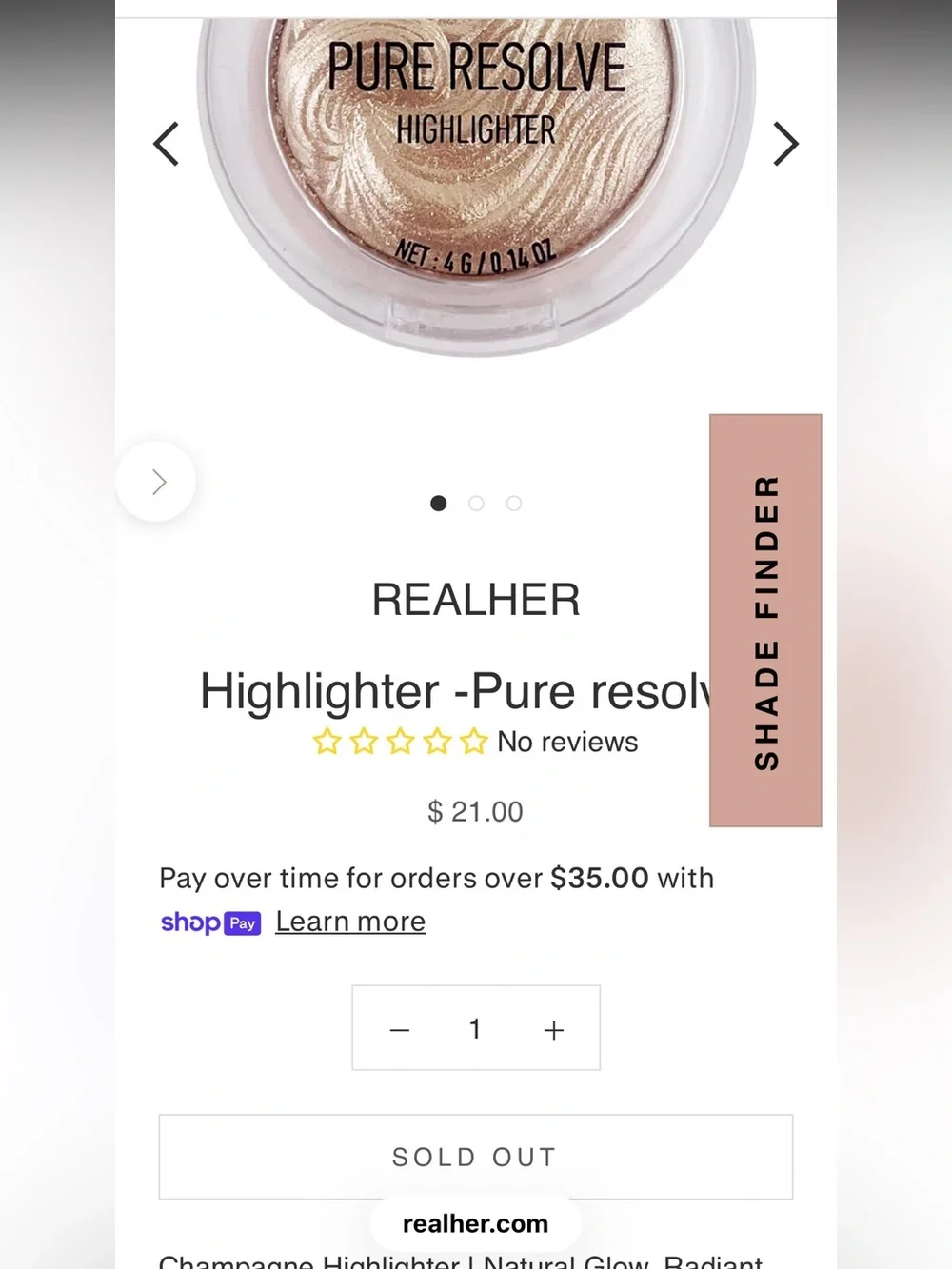 RealHer sold out